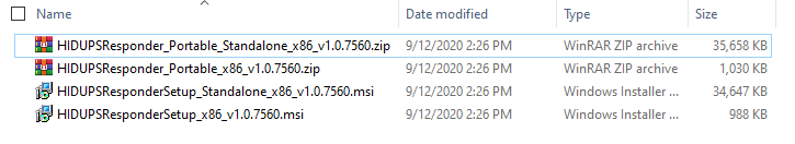 x86 Release files screenshot